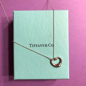 TIFFANY & CO Open Heart Necklace